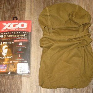 XGO FR Stretch 2 Piece Balaclava Coyote Brown USA Made